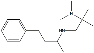 [2-(dimethylamino)-2-methylpropyl](4-phenylbutan-2-yl)amine 구조식 이미지
