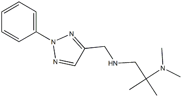 [2-(dimethylamino)-2-methylpropyl][(2-phenyl-2H-1,2,3-triazol-4-yl)methyl]amine Structure