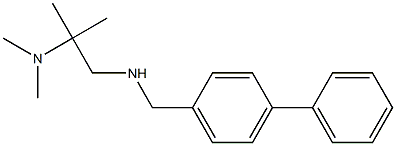 [2-(dimethylamino)-2-methylpropyl][(4-phenylphenyl)methyl]amine 구조식 이미지