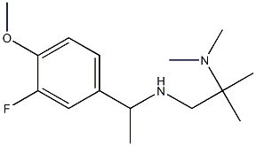 [2-(dimethylamino)-2-methylpropyl][1-(3-fluoro-4-methoxyphenyl)ethyl]amine Structure