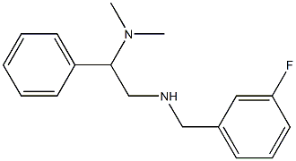 [2-(dimethylamino)-2-phenylethyl][(3-fluorophenyl)methyl]amine 구조식 이미지