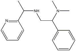 [2-(dimethylamino)-2-phenylethyl][1-(pyridin-2-yl)ethyl]amine 구조식 이미지