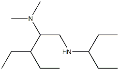 [2-(dimethylamino)-3-ethylpentyl](pentan-3-yl)amine 구조식 이미지