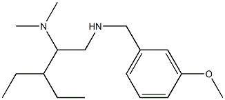 [2-(dimethylamino)-3-ethylpentyl][(3-methoxyphenyl)methyl]amine Structure