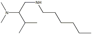 [2-(dimethylamino)-3-methylbutyl](hexyl)amine Structure