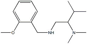 [2-(dimethylamino)-3-methylbutyl][(2-methoxyphenyl)methyl]amine Structure