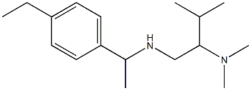 [2-(dimethylamino)-3-methylbutyl][1-(4-ethylphenyl)ethyl]amine Structure