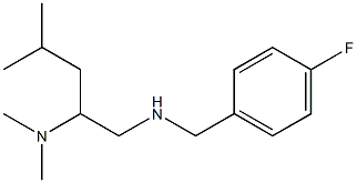 [2-(dimethylamino)-4-methylpentyl][(4-fluorophenyl)methyl]amine 구조식 이미지