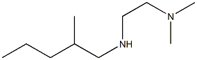 [2-(dimethylamino)ethyl](2-methylpentyl)amine Structure