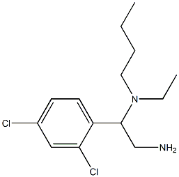 [2-amino-1-(2,4-dichlorophenyl)ethyl](butyl)ethylamine 구조식 이미지