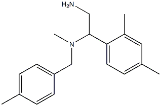 [2-amino-1-(2,4-dimethylphenyl)ethyl](methyl)[(4-methylphenyl)methyl]amine 구조식 이미지