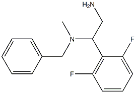 [2-amino-1-(2,6-difluorophenyl)ethyl](benzyl)methylamine Structure