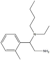 [2-amino-1-(2-methylphenyl)ethyl](butyl)ethylamine Structure