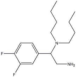 [2-amino-1-(3,4-difluorophenyl)ethyl]dibutylamine Structure