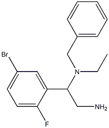 [2-amino-1-(5-bromo-2-fluorophenyl)ethyl](benzyl)ethylamine Structure