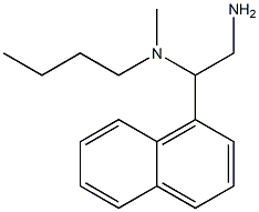 [2-amino-1-(naphthalen-1-yl)ethyl](butyl)methylamine Structure