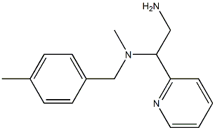 [2-amino-1-(pyridin-2-yl)ethyl](methyl)[(4-methylphenyl)methyl]amine 구조식 이미지