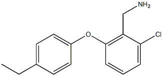 [2-chloro-6-(4-ethylphenoxy)phenyl]methanamine 구조식 이미지