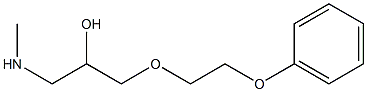 [2-hydroxy-3-(2-phenoxyethoxy)propyl](methyl)amine 구조식 이미지