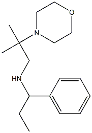 [2-methyl-2-(morpholin-4-yl)propyl](1-phenylpropyl)amine Structure