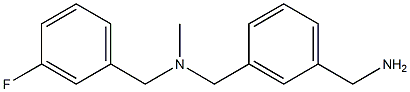 [3-({[(3-fluorophenyl)methyl](methyl)amino}methyl)phenyl]methanamine 구조식 이미지