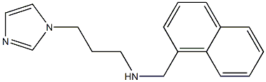 [3-(1H-imidazol-1-yl)propyl](naphthalen-1-ylmethyl)amine Structure