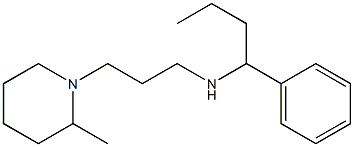 [3-(2-methylpiperidin-1-yl)propyl](1-phenylbutyl)amine 구조식 이미지