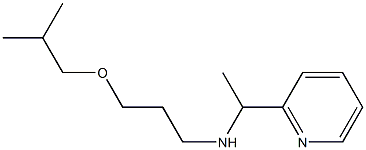 [3-(2-methylpropoxy)propyl][1-(pyridin-2-yl)ethyl]amine 구조식 이미지