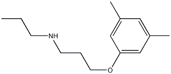 [3-(3,5-dimethylphenoxy)propyl](propyl)amine 구조식 이미지