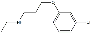 [3-(3-chlorophenoxy)propyl](ethyl)amine Structure