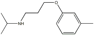 [3-(3-methylphenoxy)propyl](propan-2-yl)amine Structure