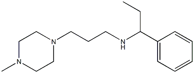 [3-(4-methylpiperazin-1-yl)propyl](1-phenylpropyl)amine 구조식 이미지