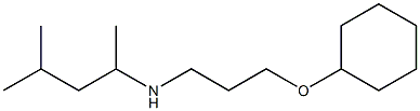 [3-(cyclohexyloxy)propyl](4-methylpentan-2-yl)amine 구조식 이미지