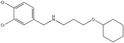 [3-(cyclohexyloxy)propyl][(3,4-dichlorophenyl)methyl]amine Structure