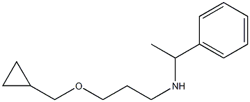 [3-(cyclopropylmethoxy)propyl](1-phenylethyl)amine Structure