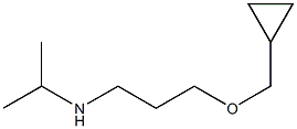 [3-(cyclopropylmethoxy)propyl](propan-2-yl)amine Structure