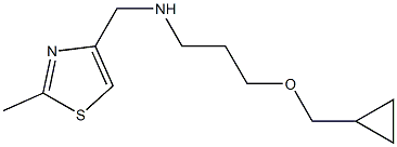 [3-(cyclopropylmethoxy)propyl][(2-methyl-1,3-thiazol-4-yl)methyl]amine Structure
