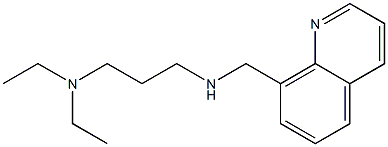 [3-(diethylamino)propyl](quinolin-8-ylmethyl)amine Structure
