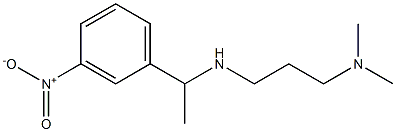 [3-(dimethylamino)propyl][1-(3-nitrophenyl)ethyl]amine Structure