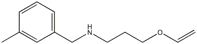 [3-(ethenyloxy)propyl][(3-methylphenyl)methyl]amine 구조식 이미지