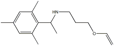 [3-(ethenyloxy)propyl][1-(2,4,6-trimethylphenyl)ethyl]amine Structure