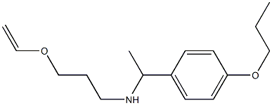 [3-(ethenyloxy)propyl][1-(4-propoxyphenyl)ethyl]amine Structure