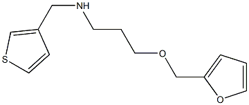 [3-(furan-2-ylmethoxy)propyl](thiophen-3-ylmethyl)amine 구조식 이미지