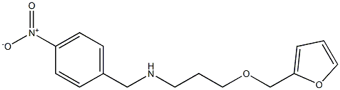 [3-(furan-2-ylmethoxy)propyl][(4-nitrophenyl)methyl]amine 구조식 이미지