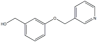 [3-(pyridin-3-ylmethoxy)phenyl]methanol 구조식 이미지