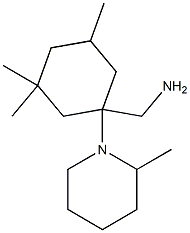 [3,3,5-trimethyl-1-(2-methylpiperidin-1-yl)cyclohexyl]methanamine 구조식 이미지