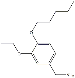 [3-ethoxy-4-(pentyloxy)phenyl]methanamine 구조식 이미지