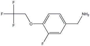 [3-fluoro-4-(2,2,2-trifluoroethoxy)phenyl]methanamine Structure