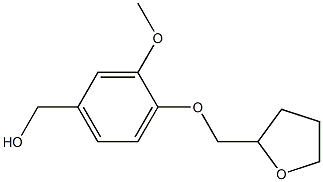 [3-methoxy-4-(oxolan-2-ylmethoxy)phenyl]methanol 구조식 이미지