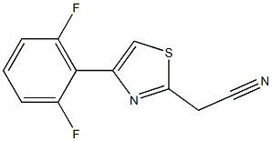 [4-(2,6-difluorophenyl)-1,3-thiazol-2-yl]acetonitrile Structure